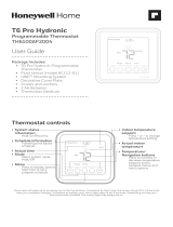 Honeywell T6 Hydronic Programmable Thermostat Manuel utilisateur