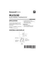 Honeywell RLV3150 Electronic Thermostat Manuel utilisateur