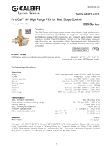 Caleffi H0008338 - PresCal HP High Range PRV Mode d'emploi