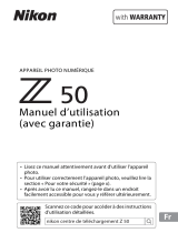 Nikon Z 50 Manuel utilisateur