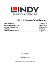 Lindy USB 2.0 Smart Card Reader Manuel utilisateur