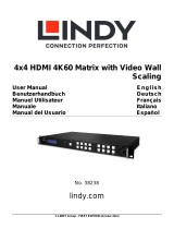 Lindy 4x4 HDMI 4K60 Matrix Manuel utilisateur