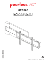 PEERLESS-AV HPF665 Guide d'installation