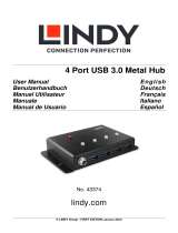Lindy 4 Port USB 3.0 Metal Hub Manuel utilisateur