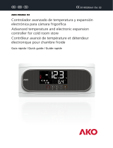 AKO AKO-16526A V2 Advanced temperature and electronic expansion controller for cold room store Guide de démarrage rapide