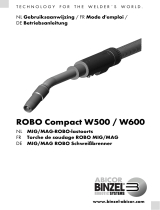 Abicor Binzel MIG/MAG Welding Torch System ROBO Compact W600 Mode d'emploi