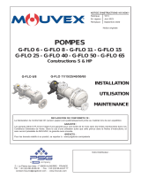 Mouvex 1013-D00 Pompes G-FLO Installation Operation Manual