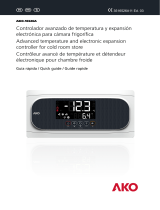 AKO AKO-16526A Advanced temperature and electronic expansion controller for cold room store Guide de démarrage rapide