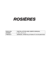 ROSIERES RHC224/1IN-ALG/2 Manuel utilisateur