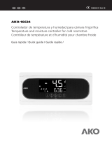 AKO Temperature and moisture controller for cold room store AKO-16624 Guide de démarrage rapide