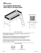 X Rocker HQ Gaming Loft Bunk Bed Manuel utilisateur