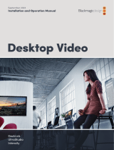 Blackmagic Desktop Video  Manuel utilisateur