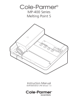 Cole-ParmerMP-400D Stuart High-Temperature, High-Resolution Digital Melting Point Apparatus; 220 VAC