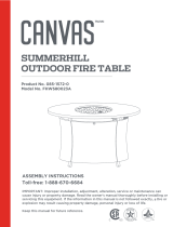 YOTRIO Summerhill Outdoor Fire Table Assembly Instructions