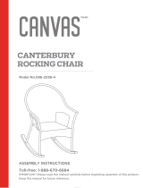 YOTRIO Canterbury Rocking Chair Assembly Instructions