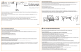 YOTRIO 11 Foot Offset Umbrella Assembly Instructions