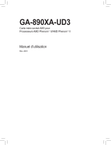 Gigabyte GA-890XA-UD3 Le manuel du propriétaire
