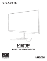 Gigabyte M27F Mode d'emploi