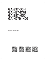 Gigabyte GA-H97-D3H Le manuel du propriétaire
