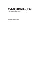 Gigabyte GA-880GMA-UD2H Le manuel du propriétaire