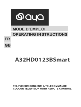AYA A32HD0123BSmart Mode d'emploi