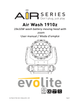 Evolite Air Wash 1910z Manuel utilisateur