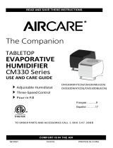 Aircare COMPANION CM330DWHT Le manuel du propriétaire