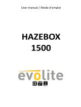 Evolite HAZEBOX 1500 Manuel utilisateur