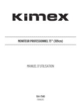 Kimex 164-7540 Manuel utilisateur