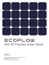 EcoFlow 100 W Flexible Solar Panel Manuel utilisateur