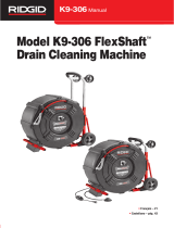 RIDGID K9-306 FlexShaft Machine Manuel utilisateur