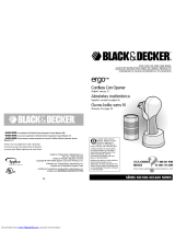Black & Decker ergo KEC500 Series Le manuel du propriétaire