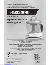 Black & Decker CJ625 Le manuel du propriétaire
