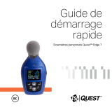 tsi Quest Edge 7 Dosimeter Guide de démarrage rapide
