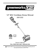 Greenworks 12 in Electric Snow Shovel Le manuel du propriétaire