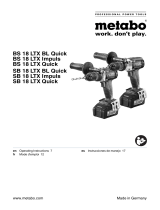 Metabo SB18 LTX BL 5.2 Manuel utilisateur