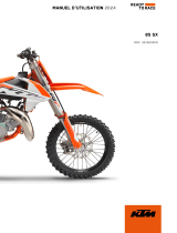 KTM 85 SX 17/14 Le manuel du propriétaire