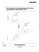 Sulzer Concrete and Steel Pedestals Guide d'installation