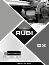 Rubi DX-250 PLUS 1000 120V 60Hz Inch. Electric cutter Laser&Level Le manuel du propriétaire