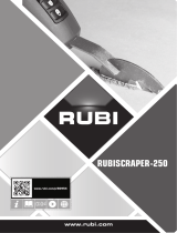 Rubi RUBISCRAPER-250 220V-60Hz joint scraper Le manuel du propriétaire
