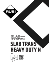 Rubi SLAB TRANS HEAVY DUTY Conveyor Le manuel du propriétaire