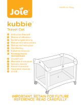 Joie Kubbie Travel Cot Manuel utilisateur