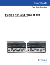 Extron FOX3 R 101 Manuel utilisateur