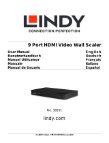 Lindy 9 Port HDMI Video Wall Scaler Manuel utilisateur