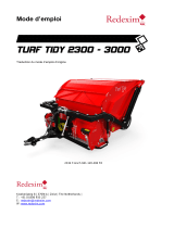 Redexim Turf-Tidy 2300 as Sweeper Le manuel du propriétaire