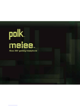 Polk Mono Melee Xbox 360 Manuel utilisateur