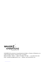 Walker Ameriphone DIALOGUE XL 50 Manuel utilisateur