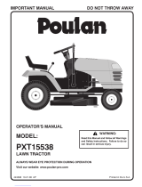 Poulan Pro PXT15538 Manuel utilisateur