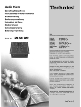 Technics TECHNICS SH-EX1200 Le manuel du propriétaire