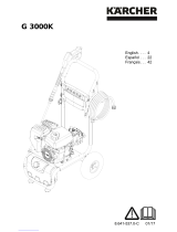 Kärcher G 3000K Manuel utilisateur